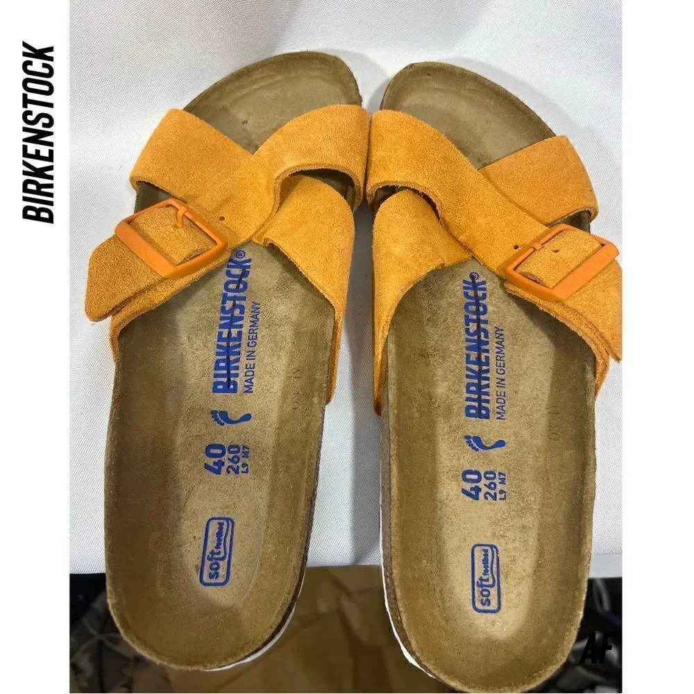 BIRKENSTOCK SIENNA SOFT FOOTBED IN RUSSET NEW SIZE 40